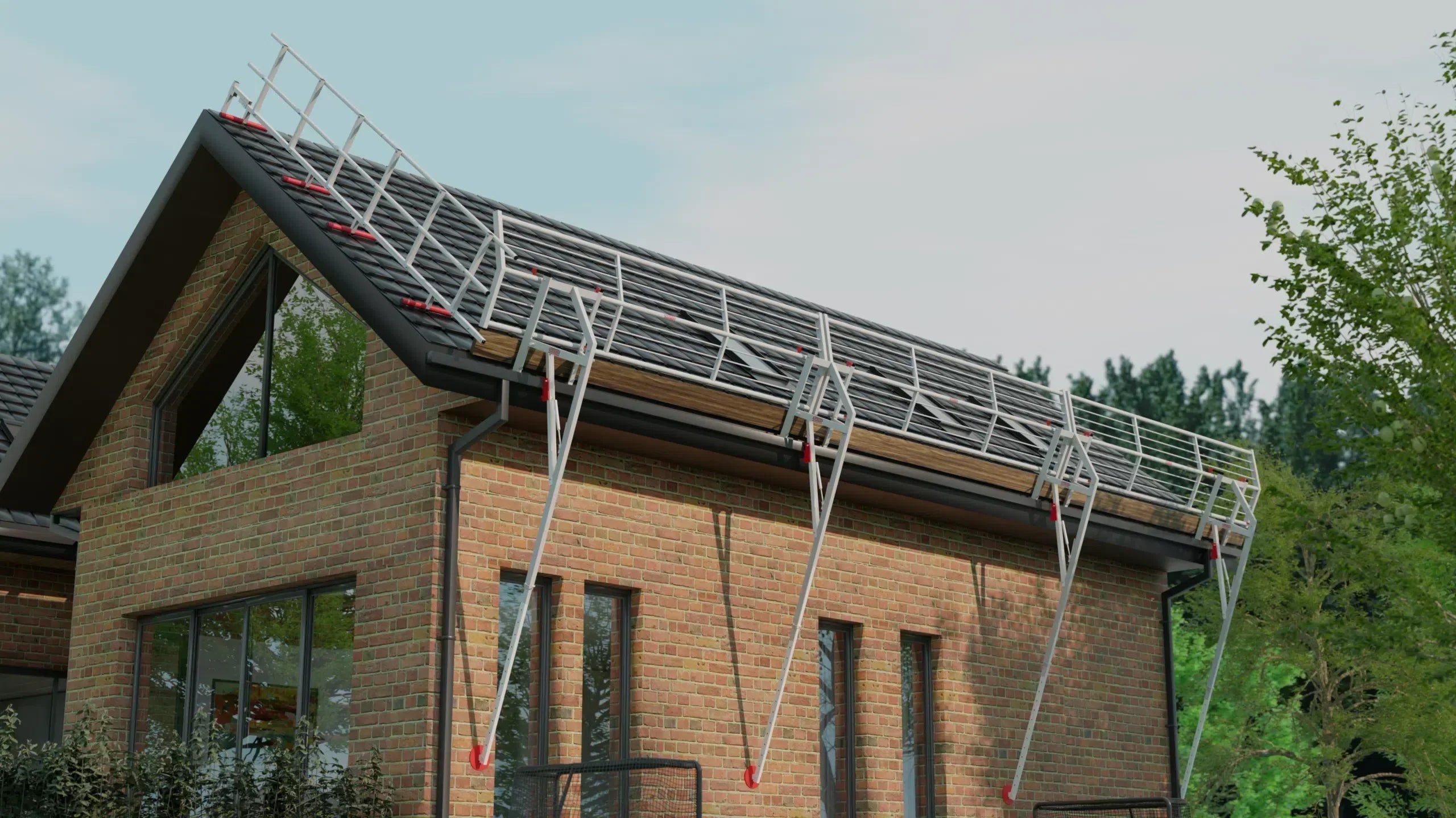 RSS Hekwerk dé ideale valbeveiliging bij kortdurende werkzaamheden op het dak