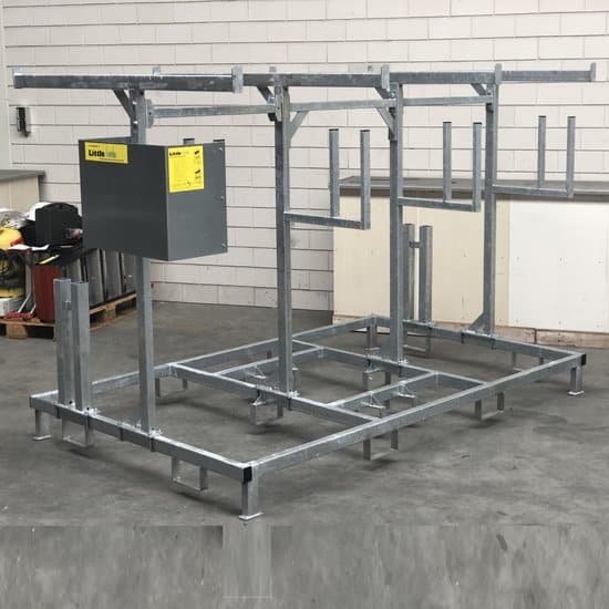 SWANEW 4 x steigerbok, klapbok, tot 400 kg, steunbok, steunbok, in hoogte verstelbaar van 80-130 cm, draagbaar, metalen werkbok, frame SWANEW 4 x steigerbok, klapbok, tot 400 kg, steunbok, steunbok, in hoogte verstelbaar van 80-130 cm, draagbaar, metalen werkbok, frame